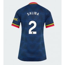 Arsenal William Saliba #2 Bortatröja Dam 2026-27 Korta ärmar